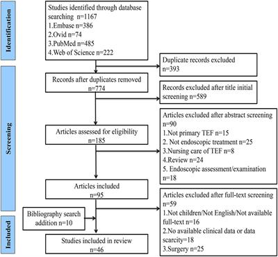 Endoscopic interventional therapies for tracheoesophageal fistulas in children: A systematic review